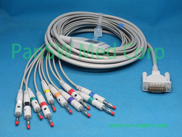 Compatible Cardiorapid K 31 K 33 K 36 ECG Cable AHA – PanswMed